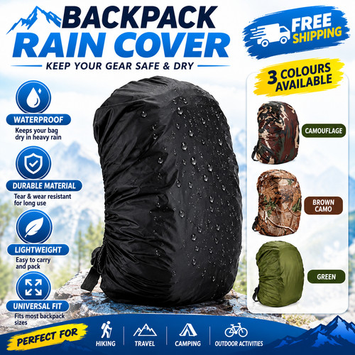 Waterproof backpack rain cover - backpack,
