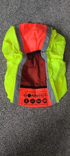 Reflective backpack rain cover - reflective,