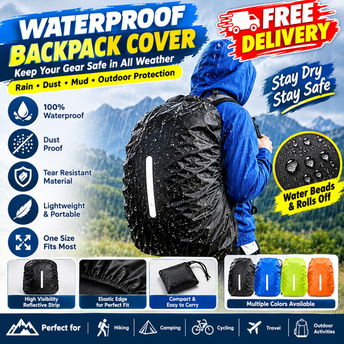 Waterproof backpack cover - cover, bag